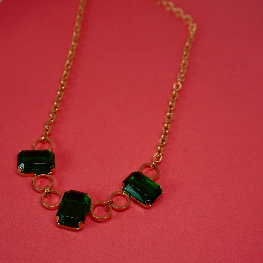 Vintage trio necklace