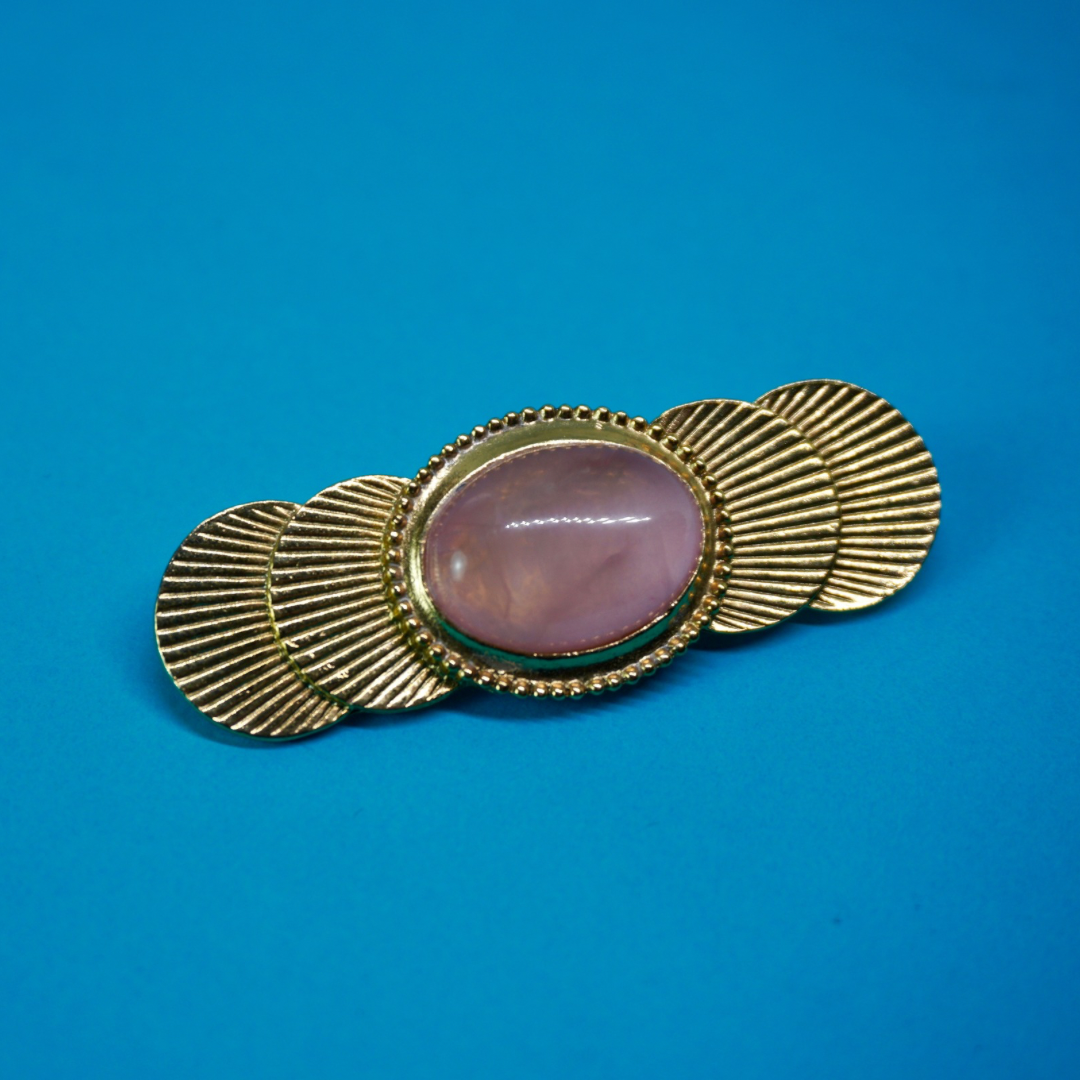 Vintage brooch deco (rose)