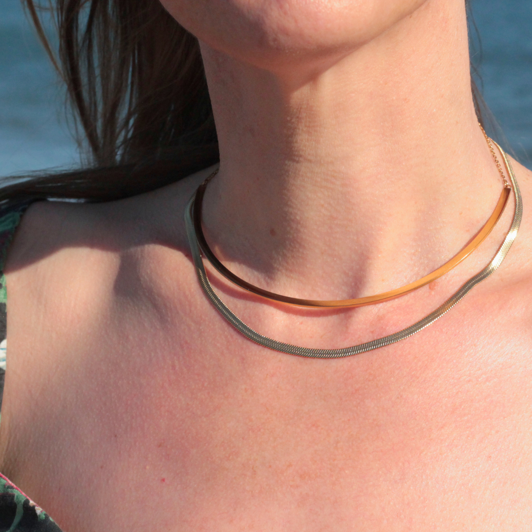 Classic Herringbone Necklace