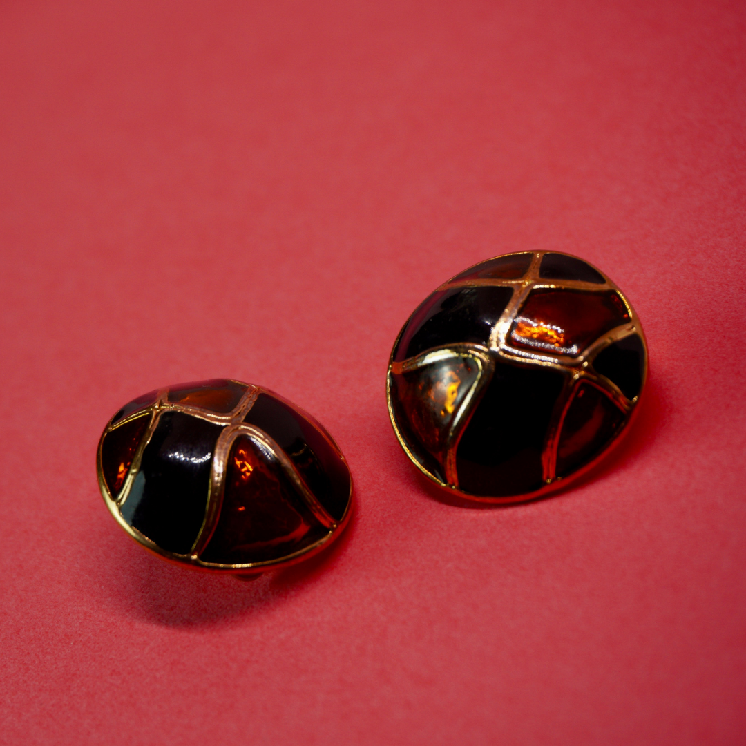 Vintage clip-on earrings