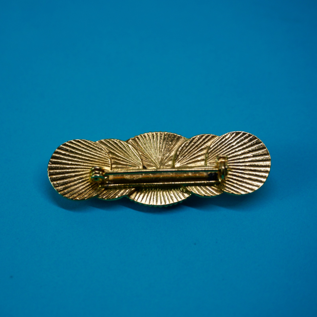 Vintage brooch deco (rose)