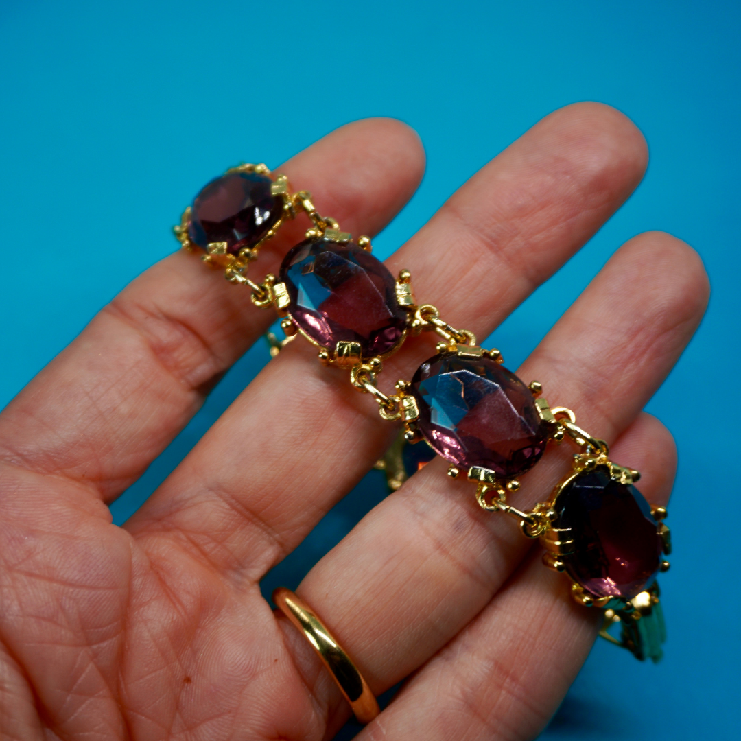 Vintage bracelet (plum)