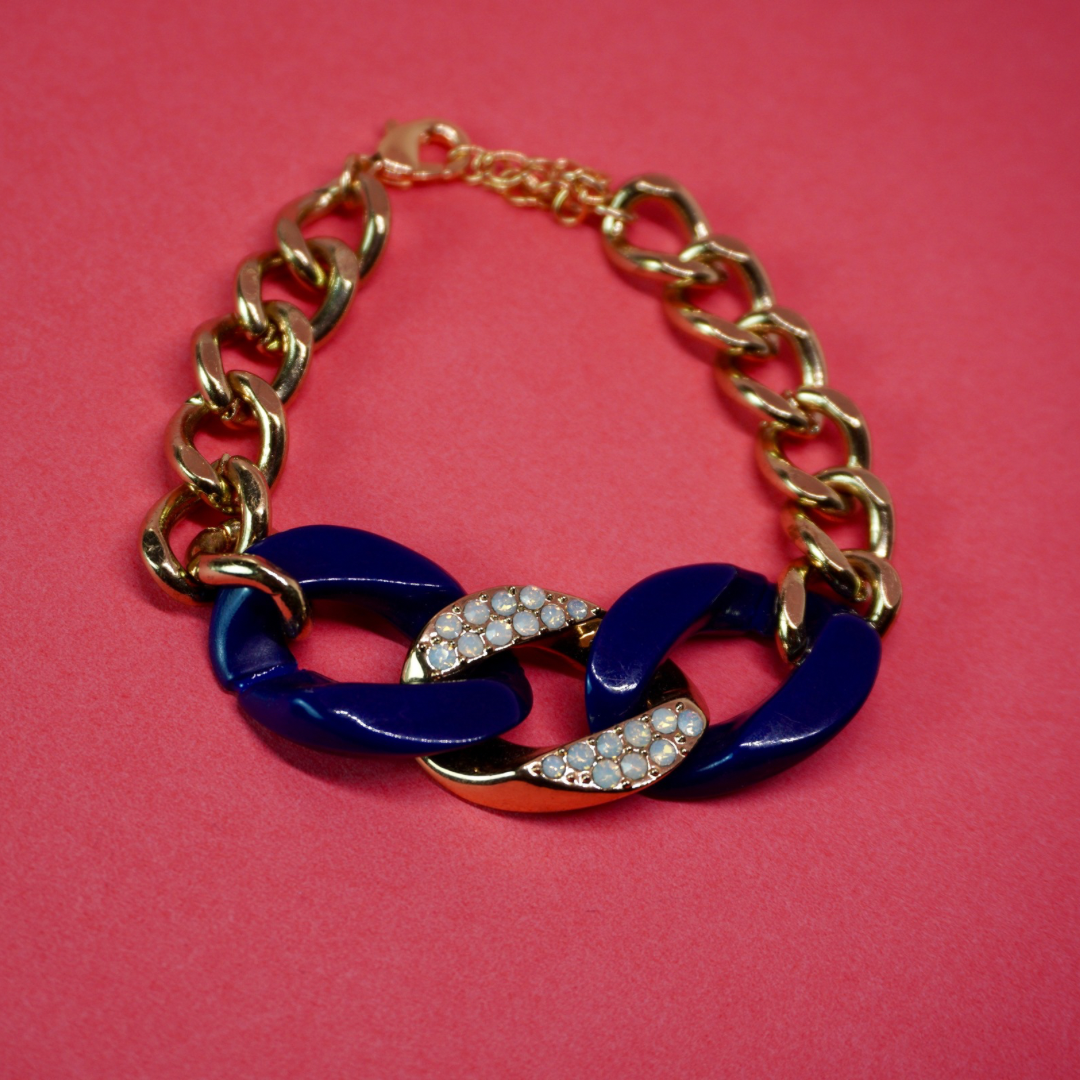 Vintage bracelet blue