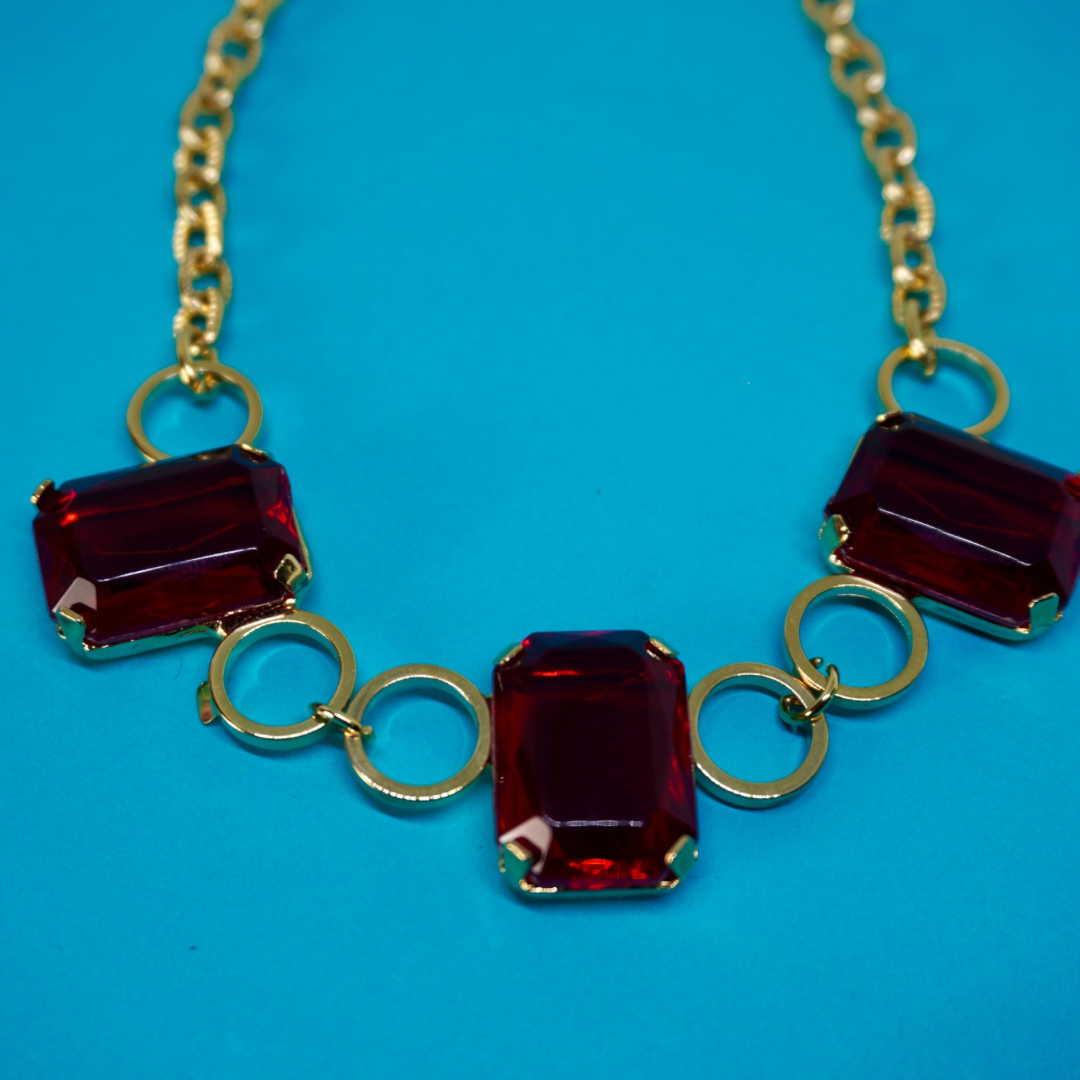 Vintage trio necklace