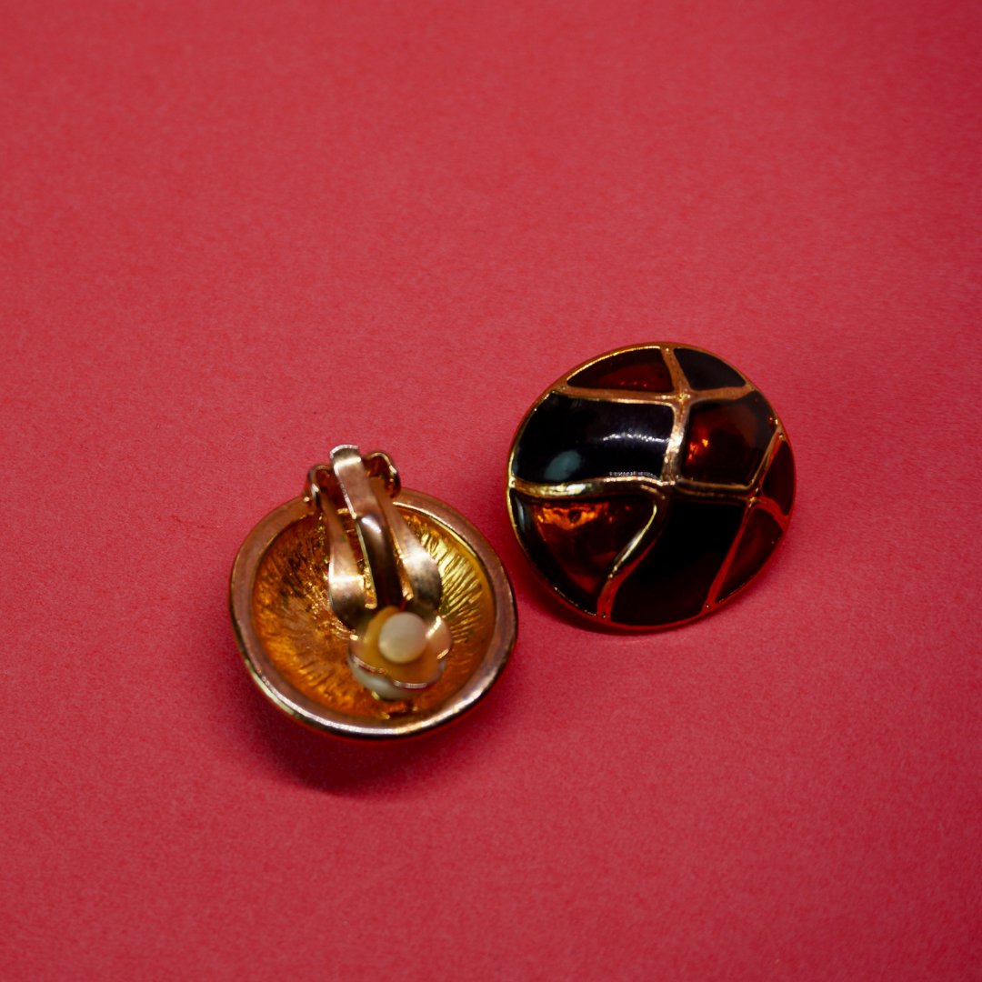 Vintage clip-on earrings