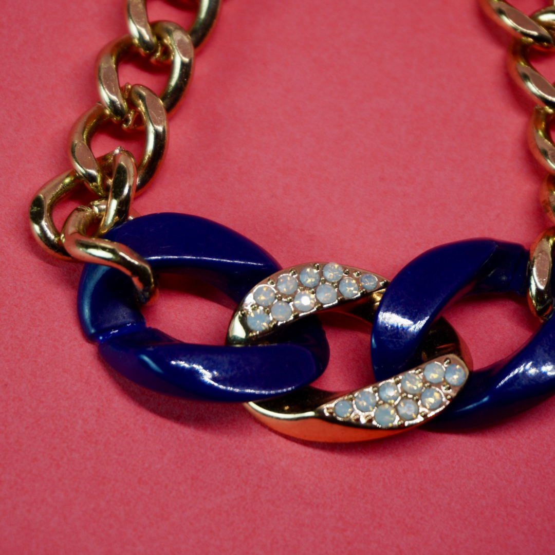 Vintage bracelet blue