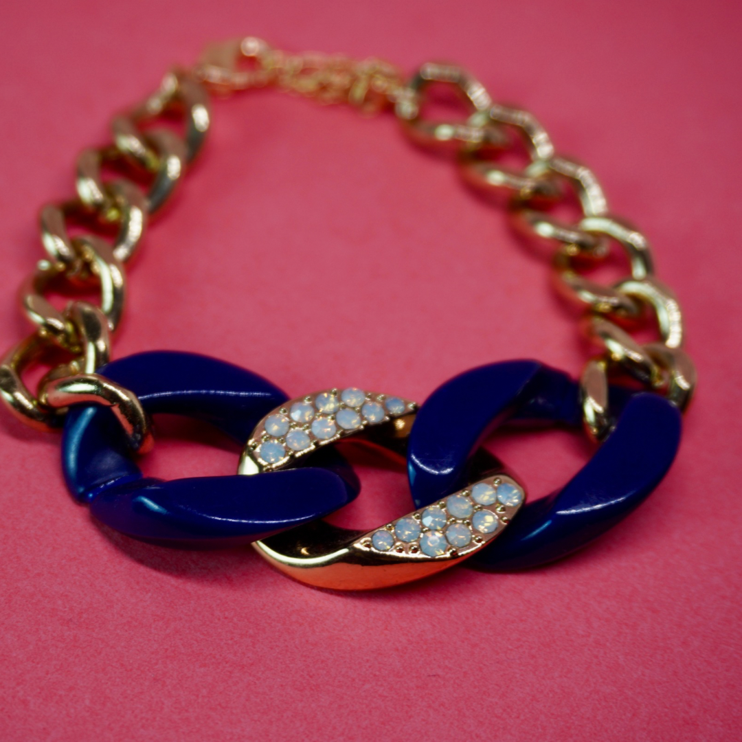 Vintage bracelet blue