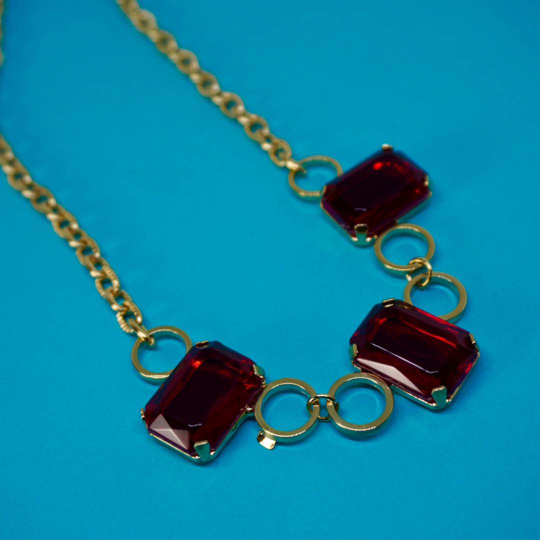 Vintage trio necklace