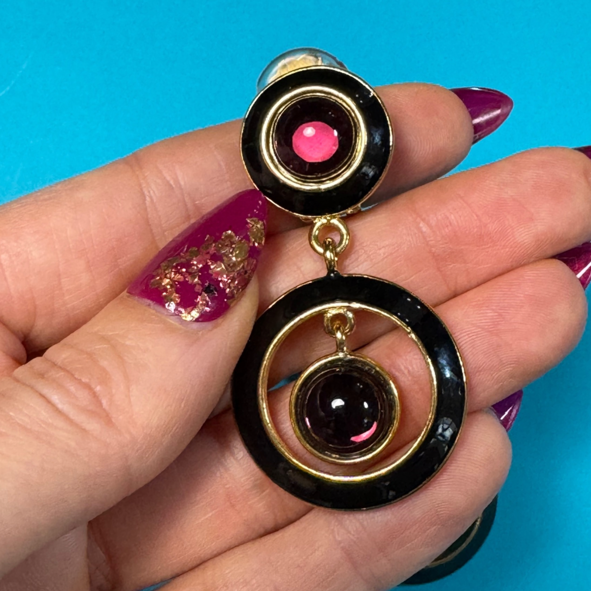 Vintage Dangle Clip ons