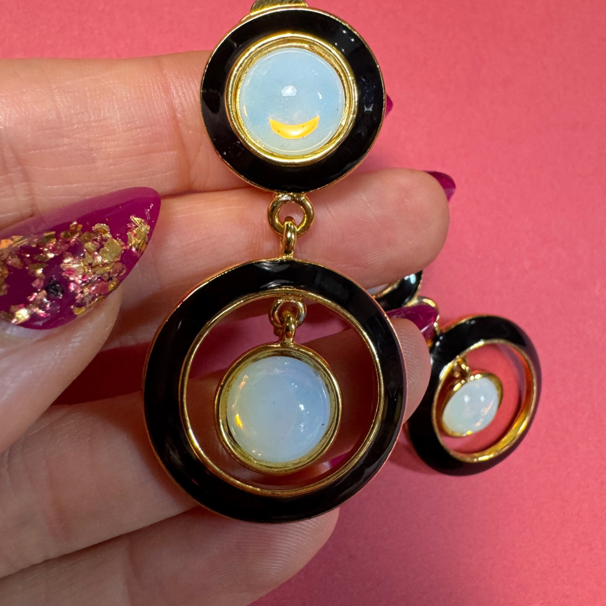 Vintage Dangle Clip ons
