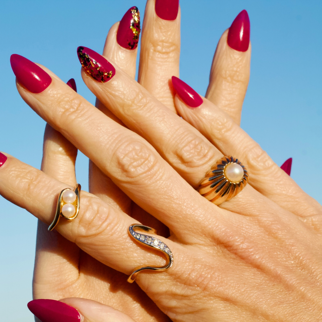 Vintage Sunburst Ring